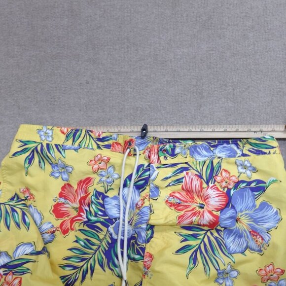 Polo Ralph Lauren Swim Shorts 4XLT Tall Yellow Floral Print Lined Drawstring NEW - Picture 9 of 13